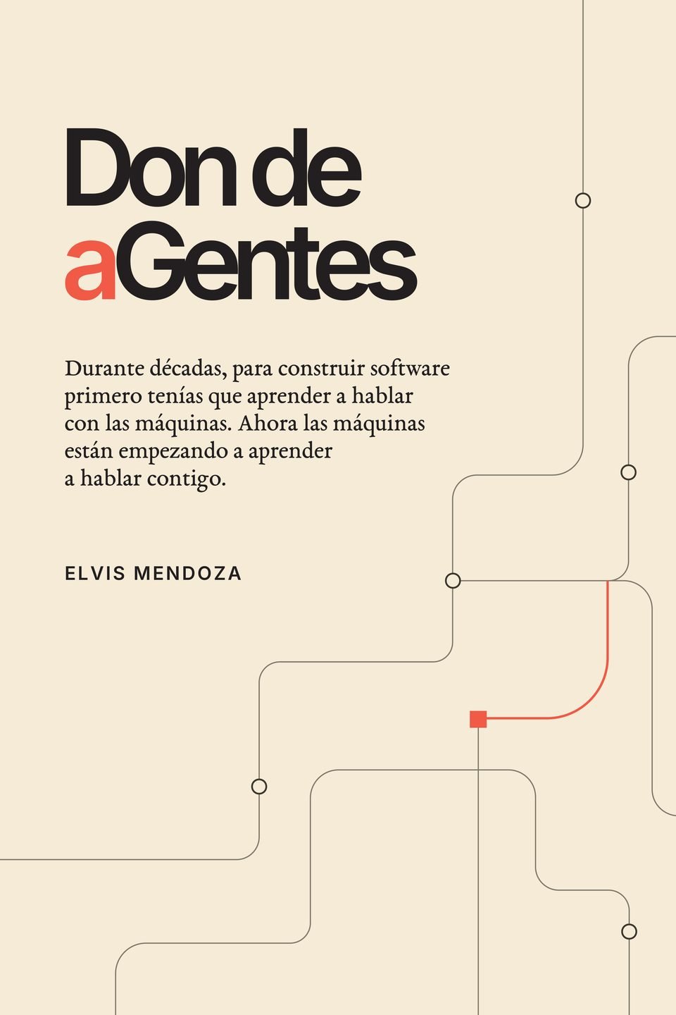 Portada de Don de aGentes, de Elvis Mendoza